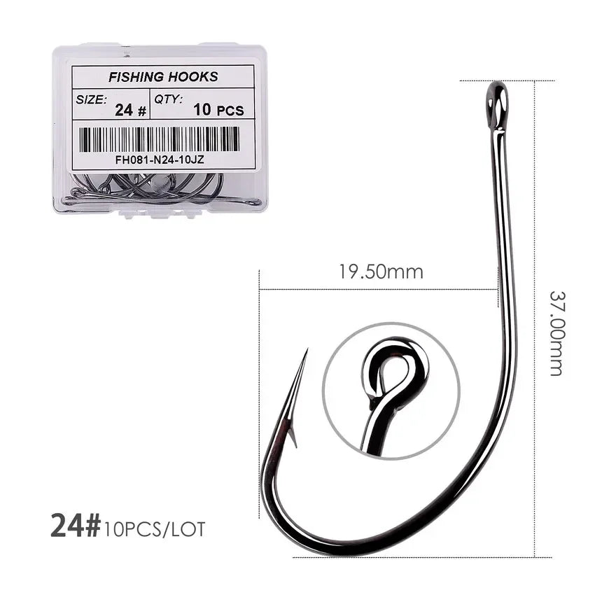 High Carbon SS Hooks - Duke's Fishing Supply