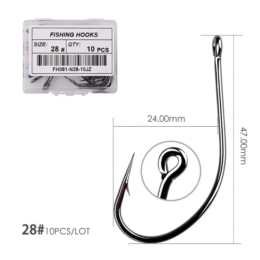 High Carbon SS Hooks - Duke's Fishing Supply
