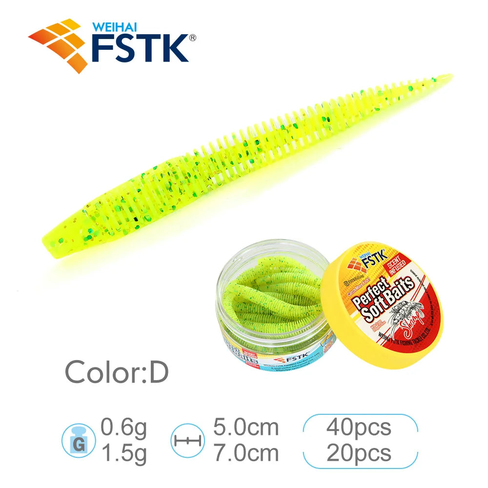 Scented Soft Plastic Wormtail (Various Sizes) - Duke's Fishing Supply