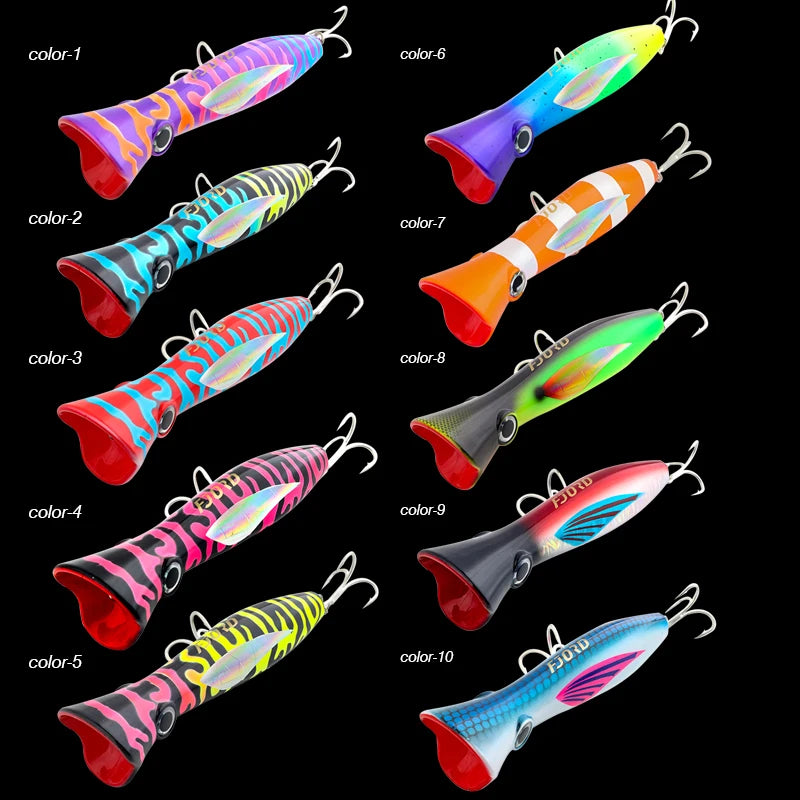 Premium Saltwater Popper (6.5"/82g) - Duke's Fishing Supply