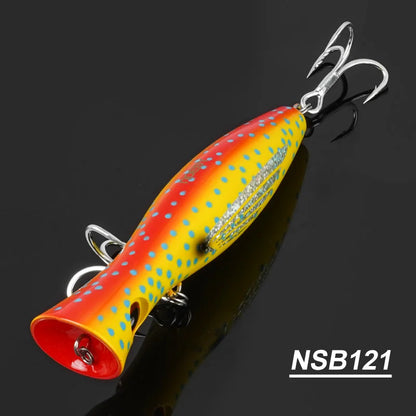 Noeby Blooper Popper Fishing Lures 120mm 43g 160mm 78g 200mm 150g Saltwater Topwater Artificial Hard Bait for GT Fishing Lure - Duke's Fishing Supply