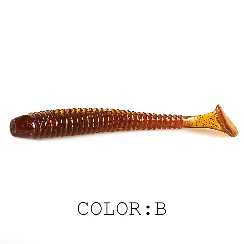 Ribbed Paddletail Swimbait - Duke's Fishing Supply