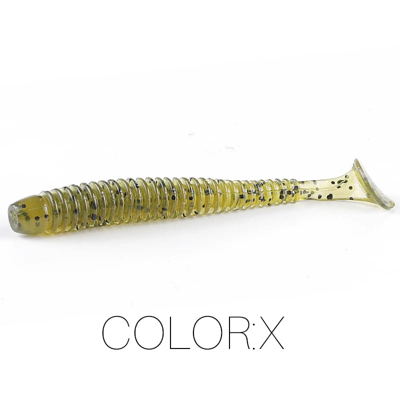 Ribbed Paddletail Swimbait - Duke's Fishing Supply