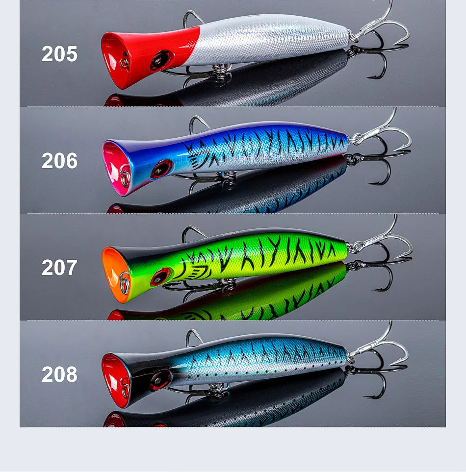 Noeby Big Game Popper Fishing Lure 200mm 116g GT Tuna Topwater Popper Saltwater Artificial Hard Lures Saltwater Fishing Lure - Duke's Fishing Supply