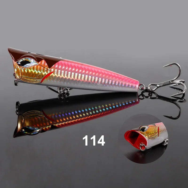 NOEBY Popper Fishing Lure 12cm 41g 15cm 85g 19cm 129g Popper Wobbler Artificial Hard Bait Big Game GT Tuna Sea Fishing Lure - Duke's Fishing Supply