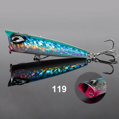 NOEBY Popper Fishing Lure 12cm 41g 15cm 85g 19cm 129g Popper Wobbler Artificial Hard Bait Big Game GT Tuna Sea Fishing Lure - Duke's Fishing Supply