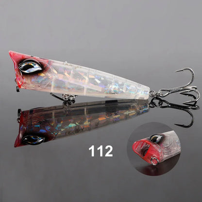 NOEBY Popper Fishing Lure 12cm 41g 15cm 85g 19cm 129g Popper Wobbler Artificial Hard Bait Big Game GT Tuna Sea Fishing Lure - Duke's Fishing Supply