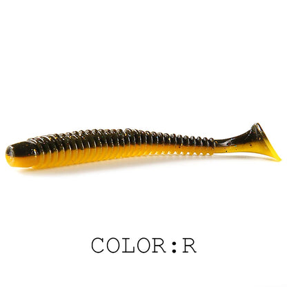 Ribbed Paddletail Swimbait - Duke's Fishing Supply