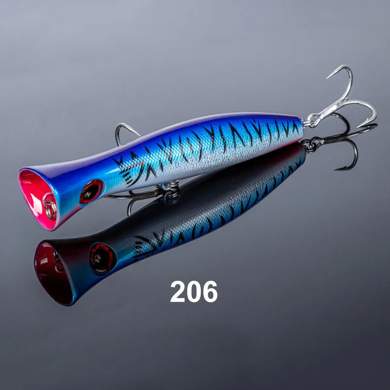Noeby Big Game Popper Fishing Lure 200mm 116g GT Tuna Topwater Popper Saltwater Artificial Hard Lures Saltwater Fishing Lure - Duke's Fishing Supply
