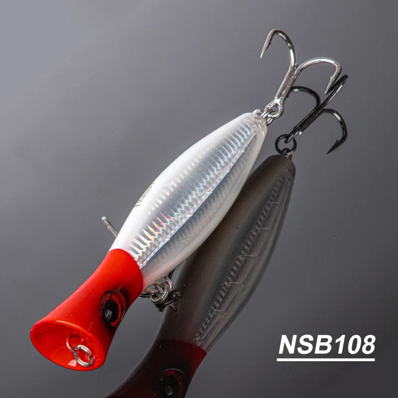 Noeby Blooper Popper Fishing Lures 120mm 43g 160mm 78g 200mm 150g Saltwater Topwater Artificial Hard Bait for GT Fishing Lure - Duke's Fishing Supply