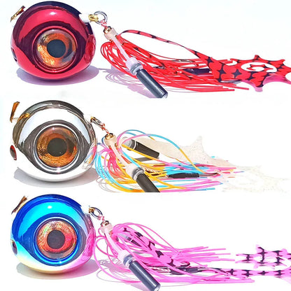 Metallic Skirted Jighead (40-200g) - Duke's Fishing Supply