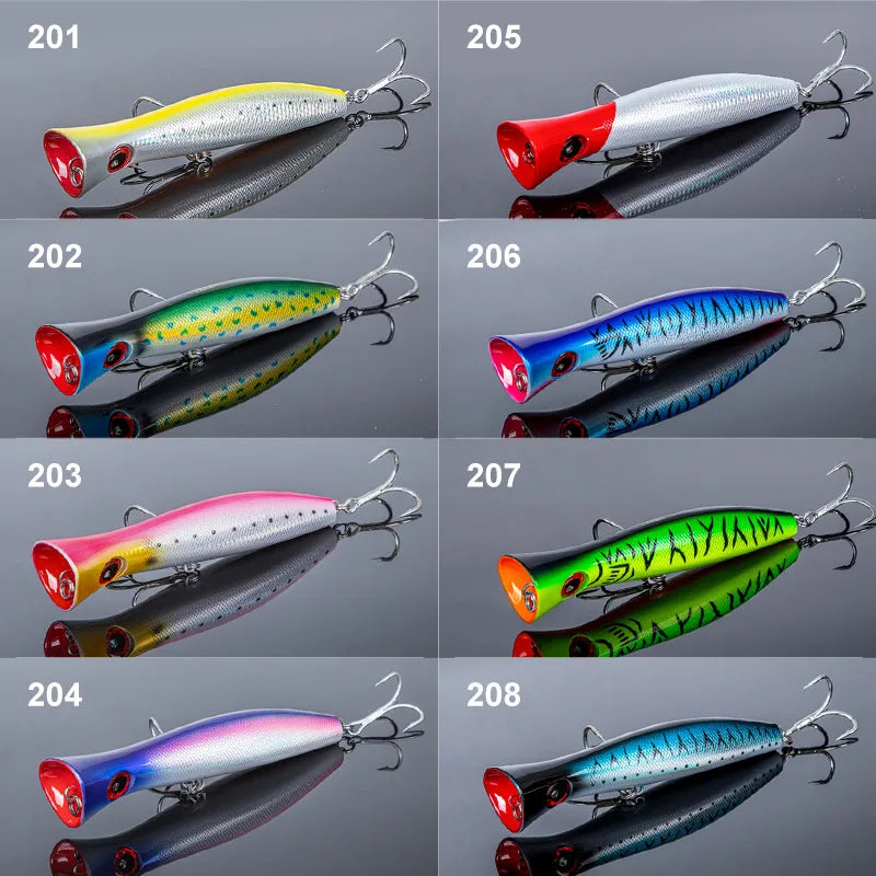 Noeby Big Game Popper Fishing Lure 200mm 116g GT Tuna Topwater Popper Saltwater Artificial Hard Lures Saltwater Fishing Lure - Duke's Fishing Supply