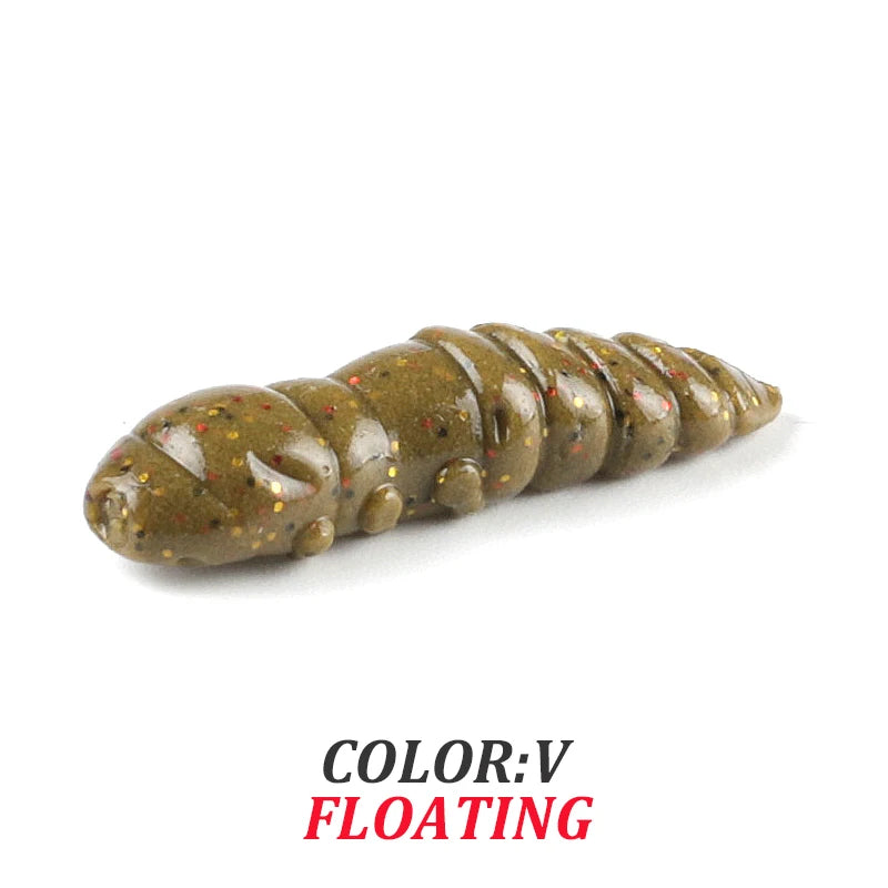 Pupa Larvae Soft Plastic Lure (18/pk) - Duke's Fishing Supply