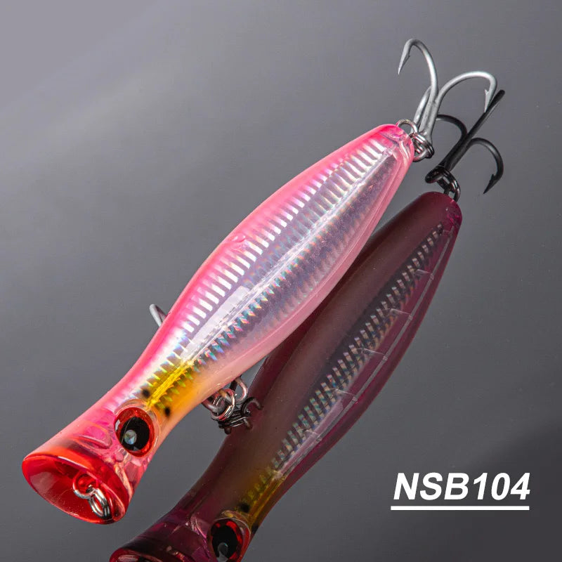 Noeby Blooper Popper Fishing Lures 120mm 43g 160mm 78g 200mm 150g Saltwater Topwater Artificial Hard Bait for GT Fishing Lure - Duke's Fishing Supply