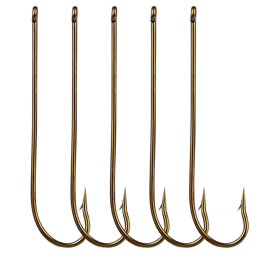 Carbon Steel Fishing Hooks (10/pk) - Duke's Fishing Supply