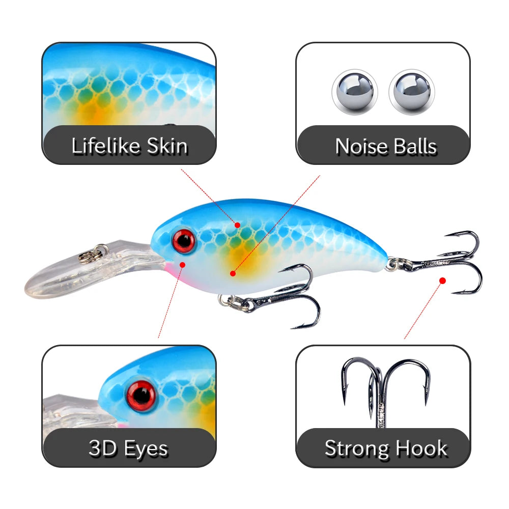 Floating Crankbait (13' Depth) - Duke's Fishing Supply