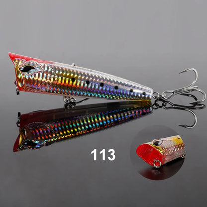 NOEBY Popper Fishing Lure 12cm 41g 15cm 85g 19cm 129g Popper Wobbler Artificial Hard Bait Big Game GT Tuna Sea Fishing Lure - Duke's Fishing Supply