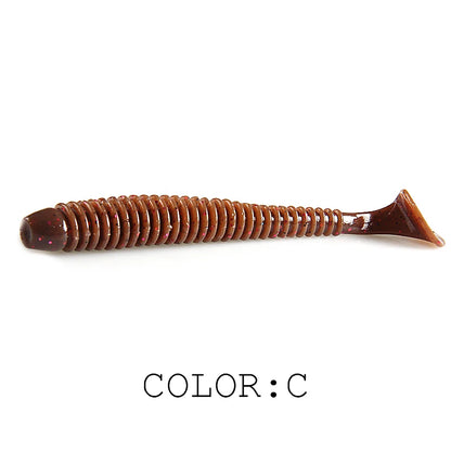 Ribbed Paddletail Swimbait - Duke's Fishing Supply