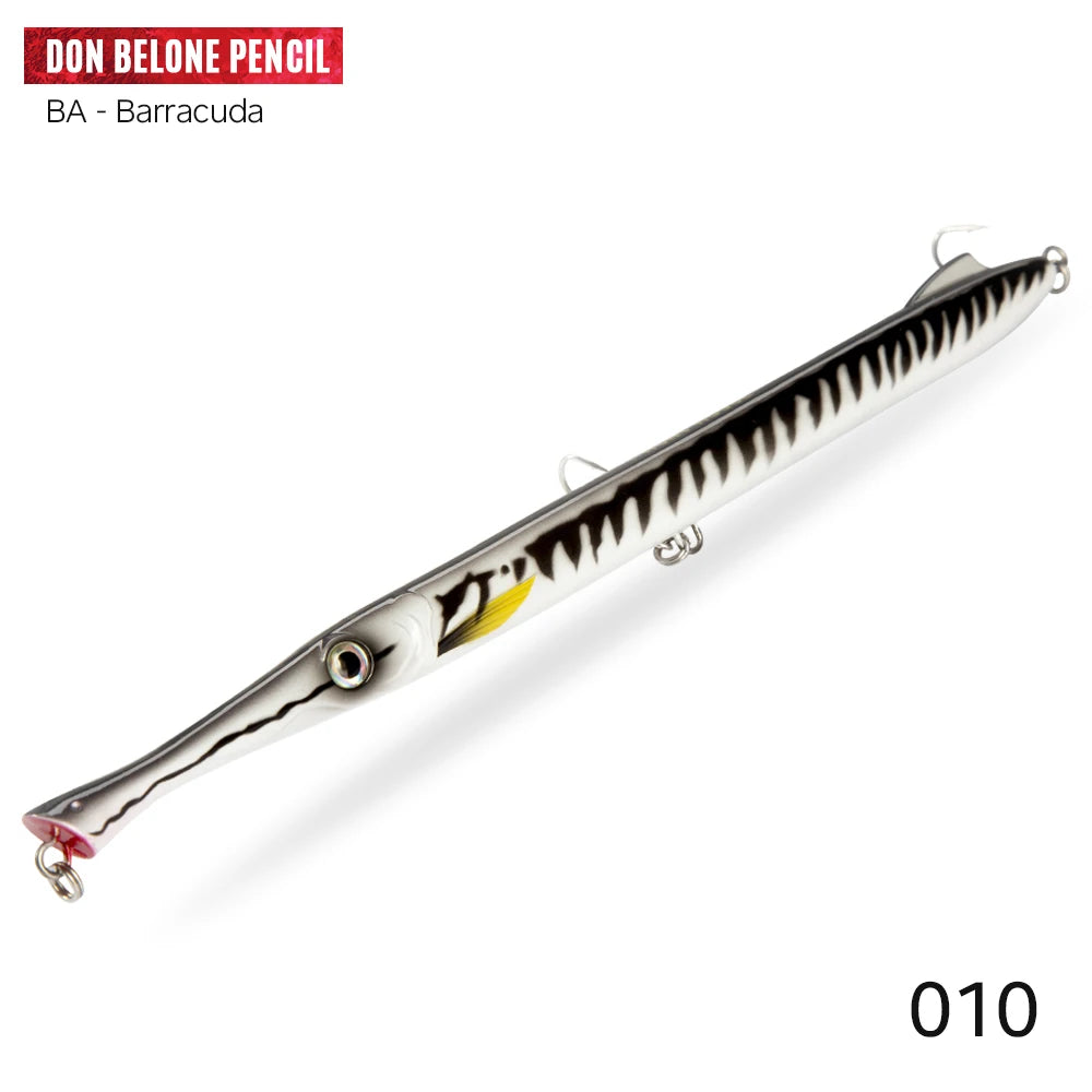 Hunthouse Don Belone Pencil Fishing Lure 225mm 23g/27g Floating/Sinking Long Casting Stickbaits For Leerfish Blue Fish LW506 - Duke's Fishing Supply