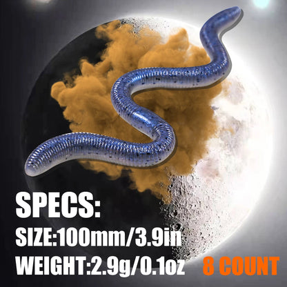 Worm Soft Plastic Lure (3.9") - Duke's Fishing Supply