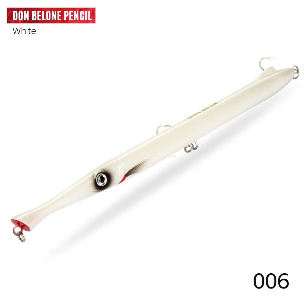 Hunthouse Don Belone Pencil Fishing Lure 225mm 23g/27g Floating/Sinking Long Casting Stickbaits For Leerfish Blue Fish LW506 - Duke's Fishing Supply