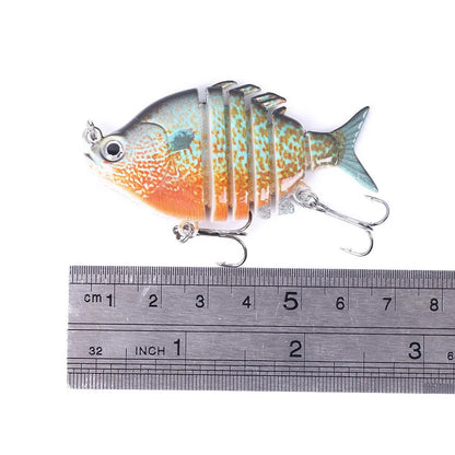 Sinking Panfish Jointed Swimbait - Duke's Fishing Supply