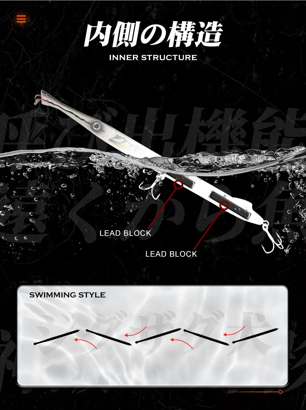 Hunthouse Don Belone Pencil Fishing Lure 225mm 23g/27g Floating/Sinking Long Casting Stickbaits For Leerfish Blue Fish LW506 - Duke's Fishing Supply