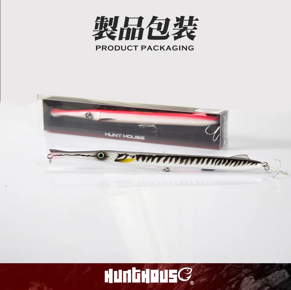 Hunthouse Don Belone Pencil Fishing Lure 225mm 23g/27g Floating/Sinking Long Casting Stickbaits For Leerfish Blue Fish LW506 - Duke's Fishing Supply