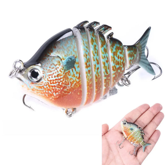 Sinking Panfish Jointed Swimbait - Duke's Fishing Supply