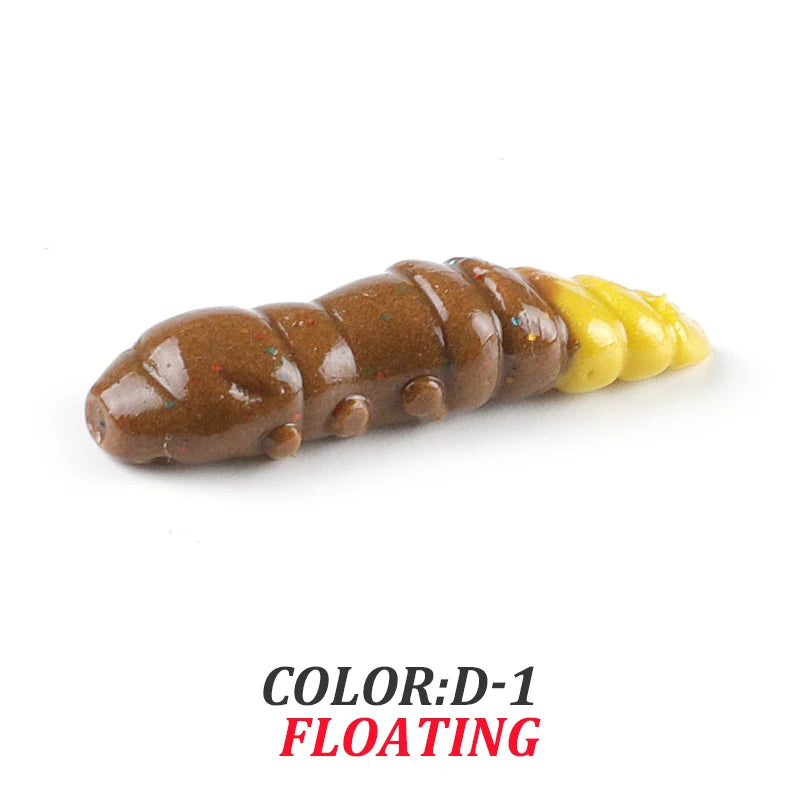 Pupa Larvae Soft Plastic Lure (18/pk) - Duke's Fishing Supply