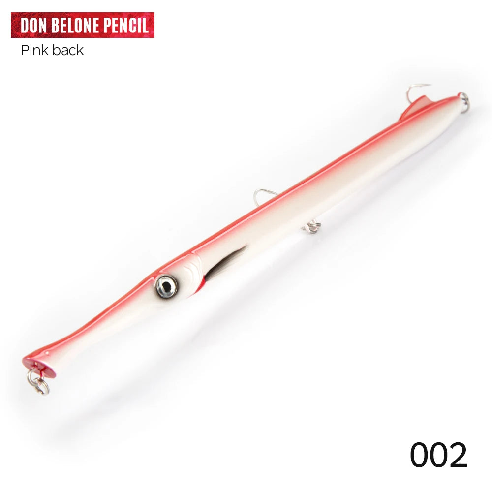 Hunthouse Don Belone Pencil Fishing Lure 225mm 23g/27g Floating/Sinking Long Casting Stickbaits For Leerfish Blue Fish LW506 - Duke's Fishing Supply