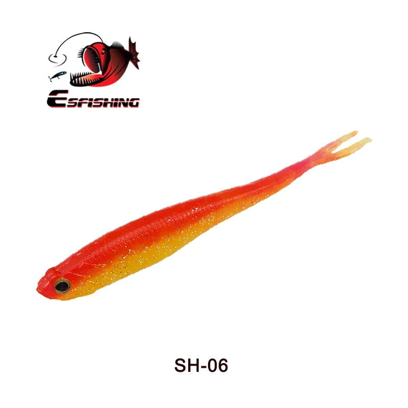 Shad Soft Plastic Fluke (5.1") - Duke's Fishing Supply