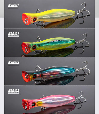 Noeby Blooper Popper Fishing Lures 120mm 43g 160mm 78g 200mm 150g Saltwater Topwater Artificial Hard Bait for GT Fishing Lure - Duke's Fishing Supply