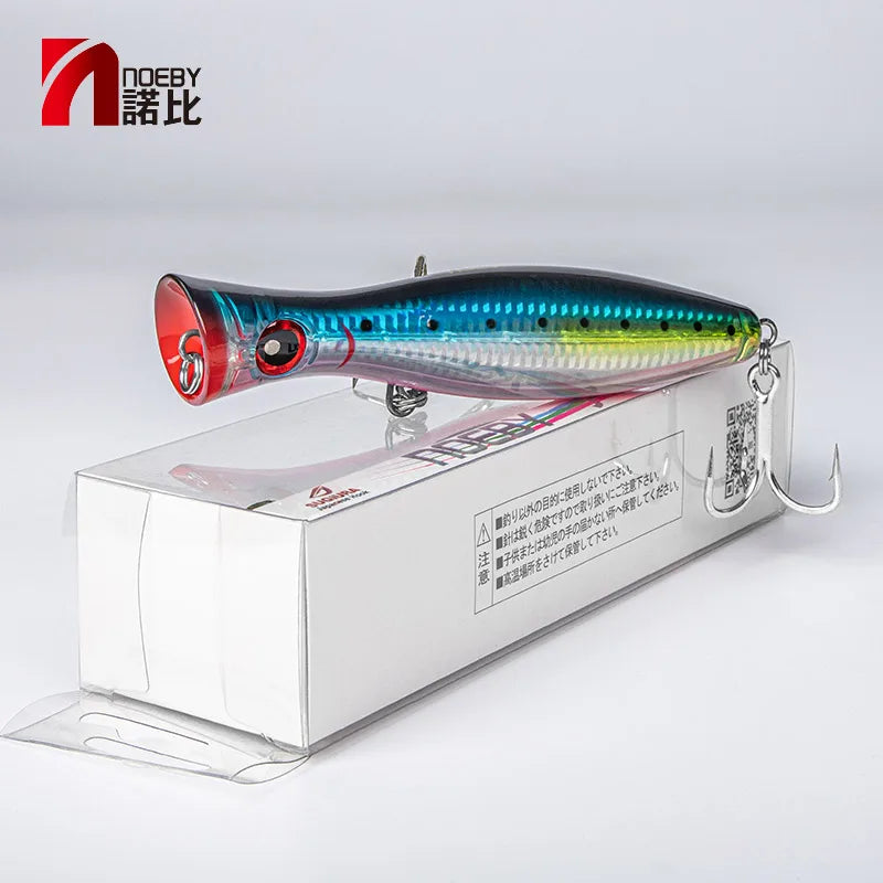 Noeby Blooper Popper Fishing Lures 120mm 43g 160mm 78g 200mm 150g Saltwater Topwater Artificial Hard Bait for GT Fishing Lure - Duke's Fishing Supply