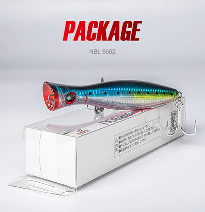 Noeby Blooper Popper Fishing Lures 120mm 43g 160mm 78g 200mm 150g Saltwater Topwater Artificial Hard Bait for GT Fishing Lure - Duke's Fishing Supply