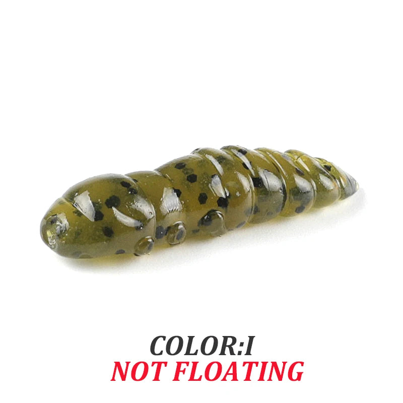 Pupa Larvae Soft Plastic Lure (18/pk) - Duke's Fishing Supply