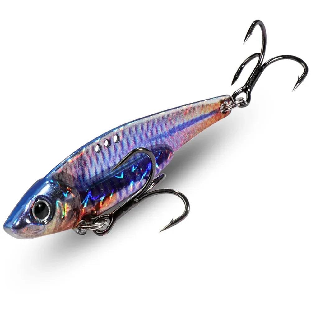 Spinner Spoon Metal Jig Bait 7.5g 10g 16g 20g VIB Sinking Blade Spinning Treble Hook Spinnerbait Pesca Tackle Sea Fishing Lure - Duke's Fishing Supply