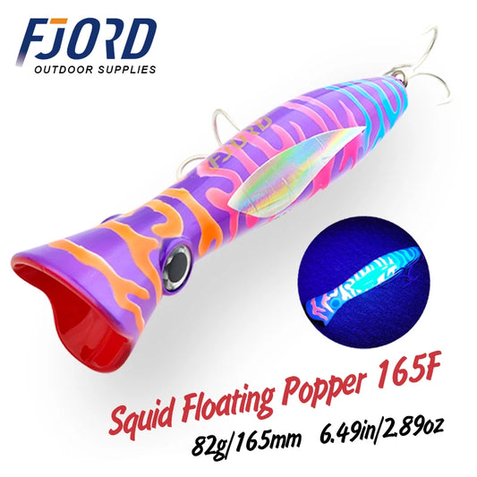 Premium Saltwater Popper (6.5"/82g) - Duke's Fishing Supply