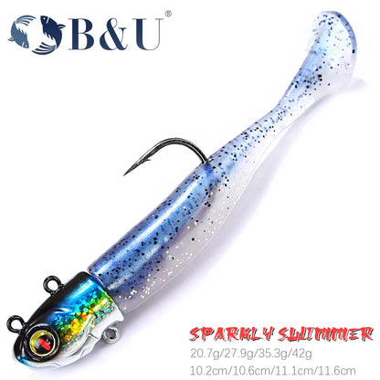 Glow-Belly Paddle Minnow Jig - Duke's Fishing Supply