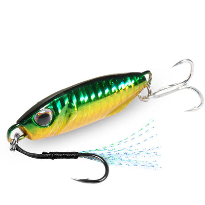 Metal Jig Fishing Lure 10g 20g 30g 40g Shore Casting Swimbait VIB Spoon Fishhook Spinner LAKE Ocean Tackle Pesca Artificial Bait - Duke's Fishing Supply