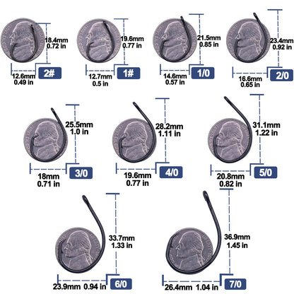 Inline Circle Hook (Various Sizes) - Duke's Fishing Supply