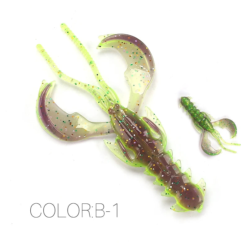 Crawfish Soft Plastic Lure (Various Sizes) - Duke's Fishing Supply