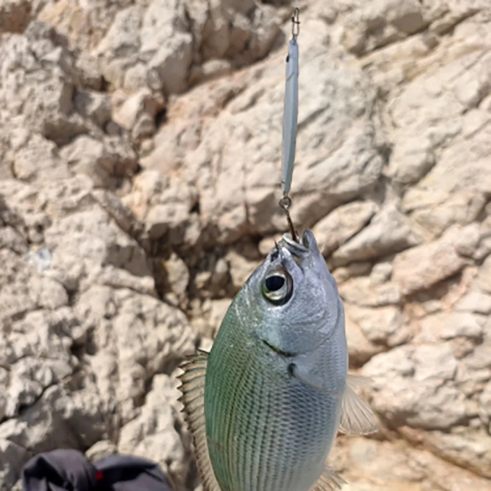 Metal Jig Fishing Lure 20g Shore Cast Hook Swimbait Artificial Bait Laser Cover Pesca Sea Pike Bass Accessories Spinning Tackle - Duke's Fishing Supply