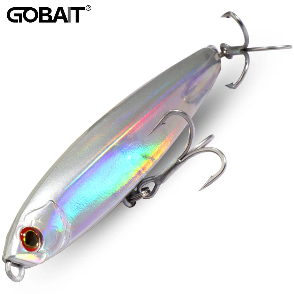 GOBAIT Sinking Pencil Bait 10g 14g 18g 24g Minnow 8cm 10cm Fishing Hook Metal Jig Wobbler Plopper Casting Gear Popper Pesca Lure - Duke's Fishing Supply