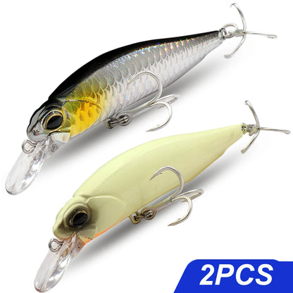 Fishing Lure Kit Floating 8.5g Bait Sinking Minnow 5g Wobbler Swimbait Carp Fishing Tackle Rattle Cranbait Set Pesca Jerkbait - Duke's Fishing Supply