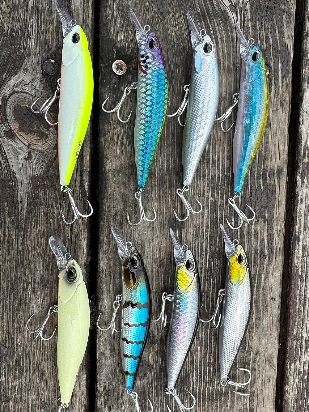 Fishing Lure Kit Floating 8.5g Bait Sinking Minnow 5g Wobbler Swimbait Carp Fishing Tackle Rattle Cranbait Set Pesca Jerkbait - Duke's Fishing Supply