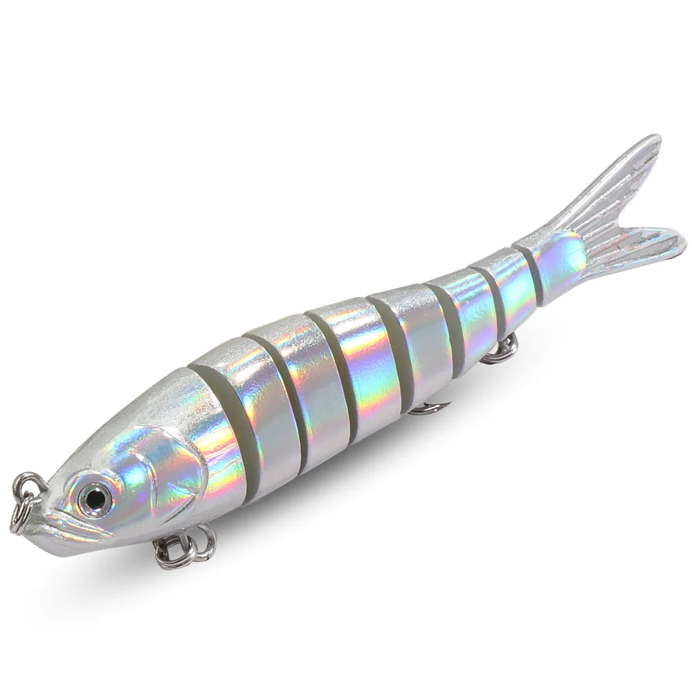 GOBAIT Swimbait 11g 16g 27g Multi Joint Lure Slow Sinking Bionic Swimming Pesca Bass Treble Hook Carp Fishing Tackle Hard Bait - Duke's Fishing Supply