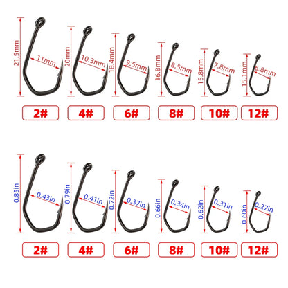 High Carbon SS Carp Hook (50/pk) - Duke's Fishing Supply