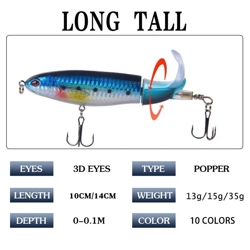 Whopper Popper (4"/5.5") - Duke's Fishing Supply