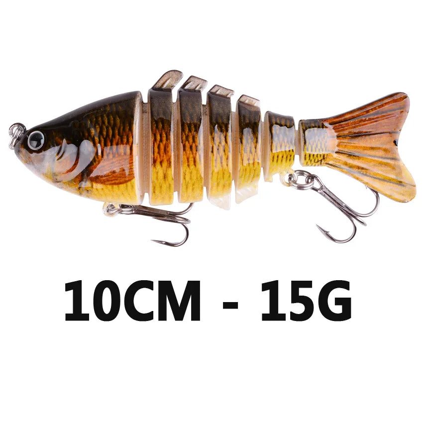 Sinking Jointed Swimbait (Various Sizes) - Duke's Fishing Supply